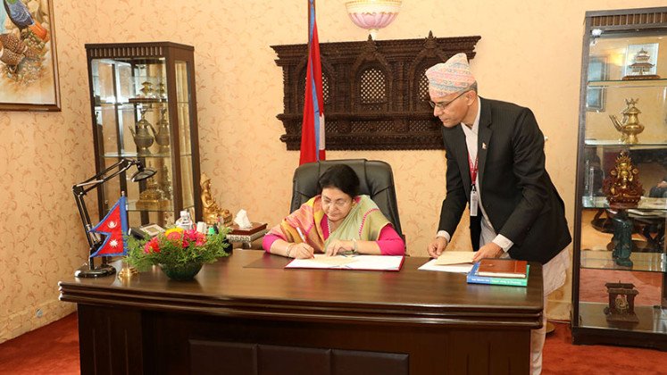 राष्ट्रपतिद्वारा संवैधानिक परिषद्सहित ७ वटा अध्यादेश जारी