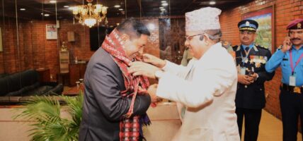 बिआरआईको तेस्रो सम्मेलनमा सहभागी हुन उपप्रधानमन्त्री श्रेष्ठ चीन प्रस्थान