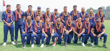 आइसिसी टी-ट्वान्टी पुरुष विश्वकप क्रिकेट दोस्रो अभ्यास खेलमा नेपाल विजयी