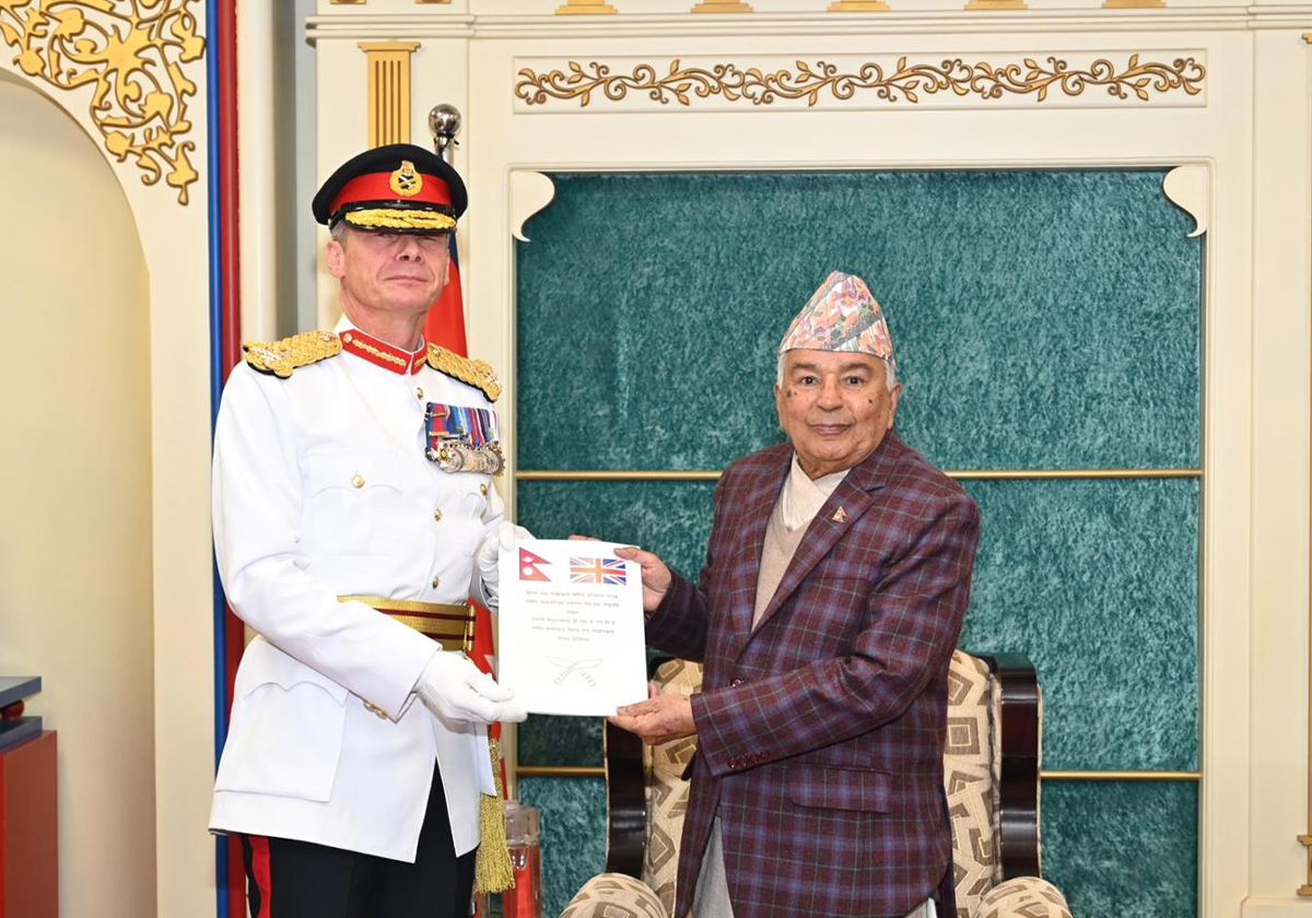 गोर्खा विग्रेडको वार्षिक प्रतिवेदन राष्ट्रपति पौडेलसमक्ष प्रस्तुत